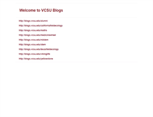 Tablet Screenshot of blogs.vcsu.edu