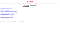 Desktop Screenshot of euler.vcsu.edu