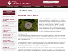 Tablet Screenshot of medicinewheel.vcsu.edu